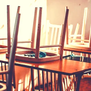 Pulizia nelle scuole